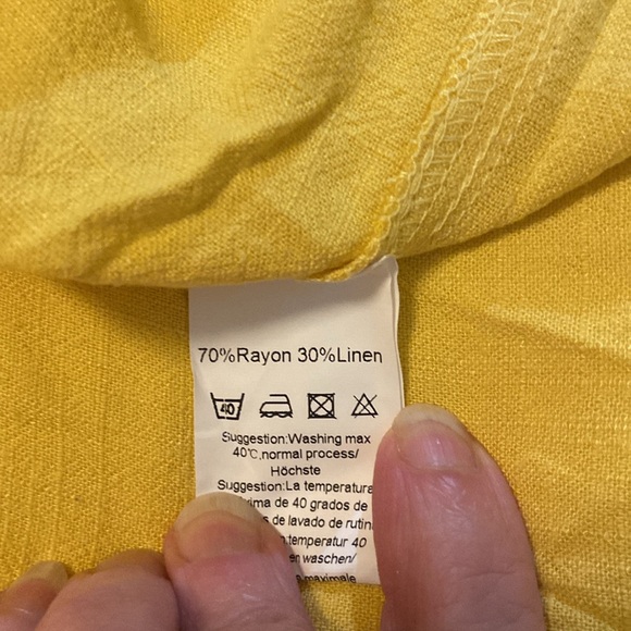 New with tags Coofandy linen blend shirt - Picture 6 of 7